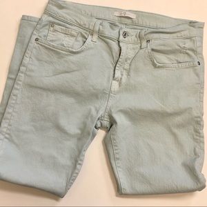 7 for all mankind pastel blue denim jeans Size 28